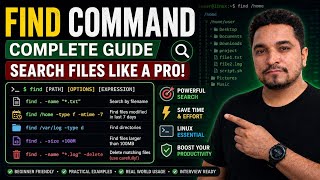 Find Command क्या है? | Interview Questions + Practical Examples