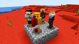 minecraft mas quem TOCAR NO VERMELHO MORRE!