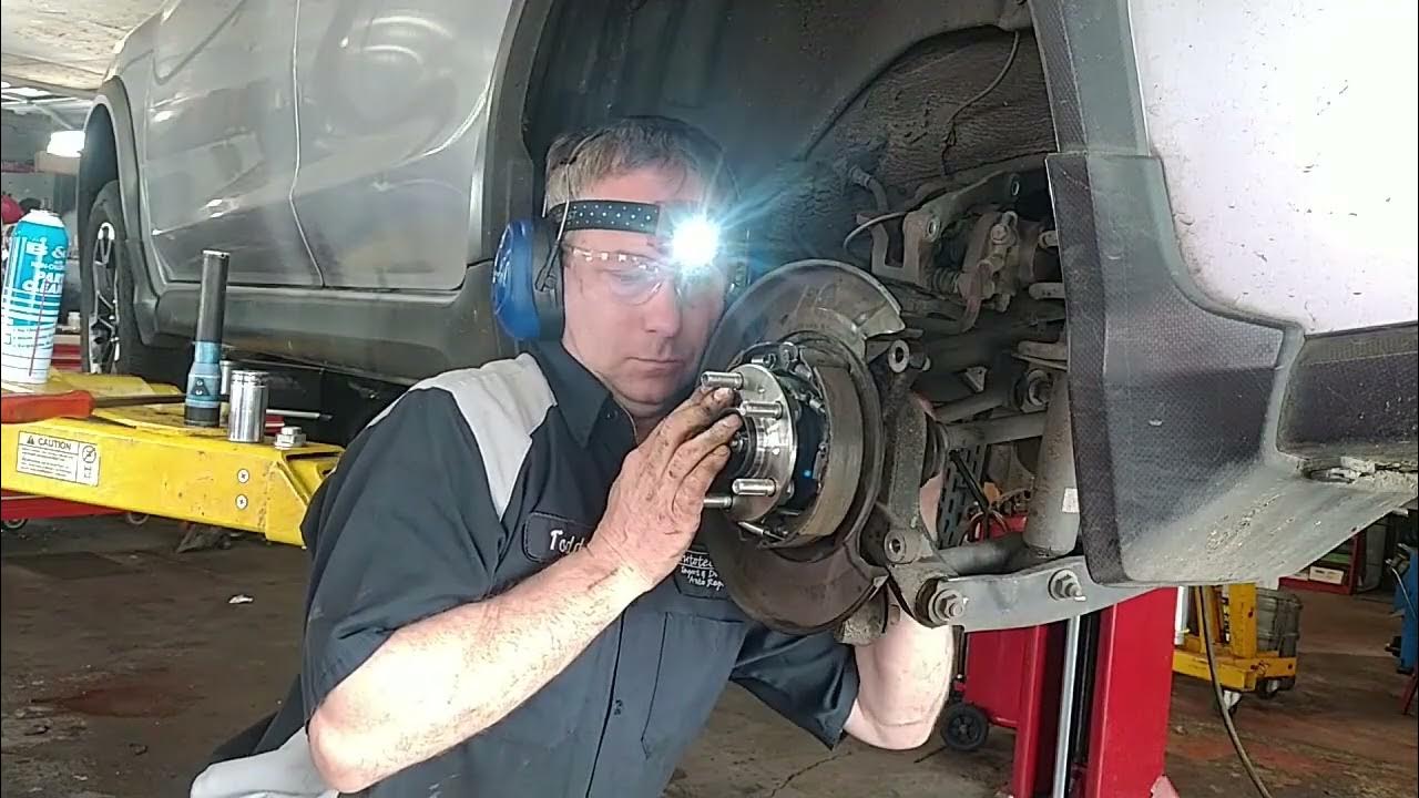 2017 Subaru Crosstrek rear wheel bearing assembly replacement. - YouTube