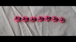 Pulsera de perlas de bisuterÃ­a - Tutorial