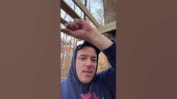 Treehouse building progress. Decking floor joists. #treehouse #treehousebuild #backyardprojects