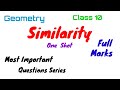 Similarity | Most Important Questions Series | @ educational stream| Class 10 | Oneshot, Fullmarks |