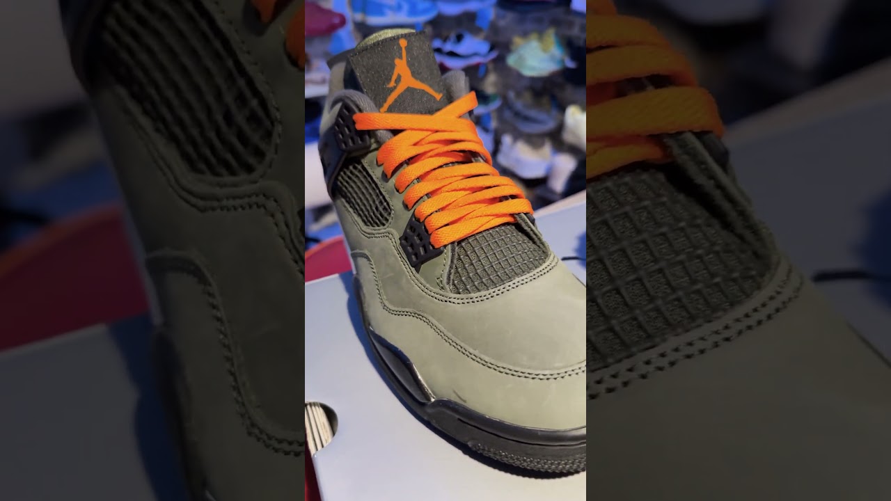 Air Jordan 4 Undefeated Lace Swap , Black Or Orange?