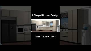 L-shaped Kitchen cabinet design #kitchen #kitchendesign #kitchenremodel