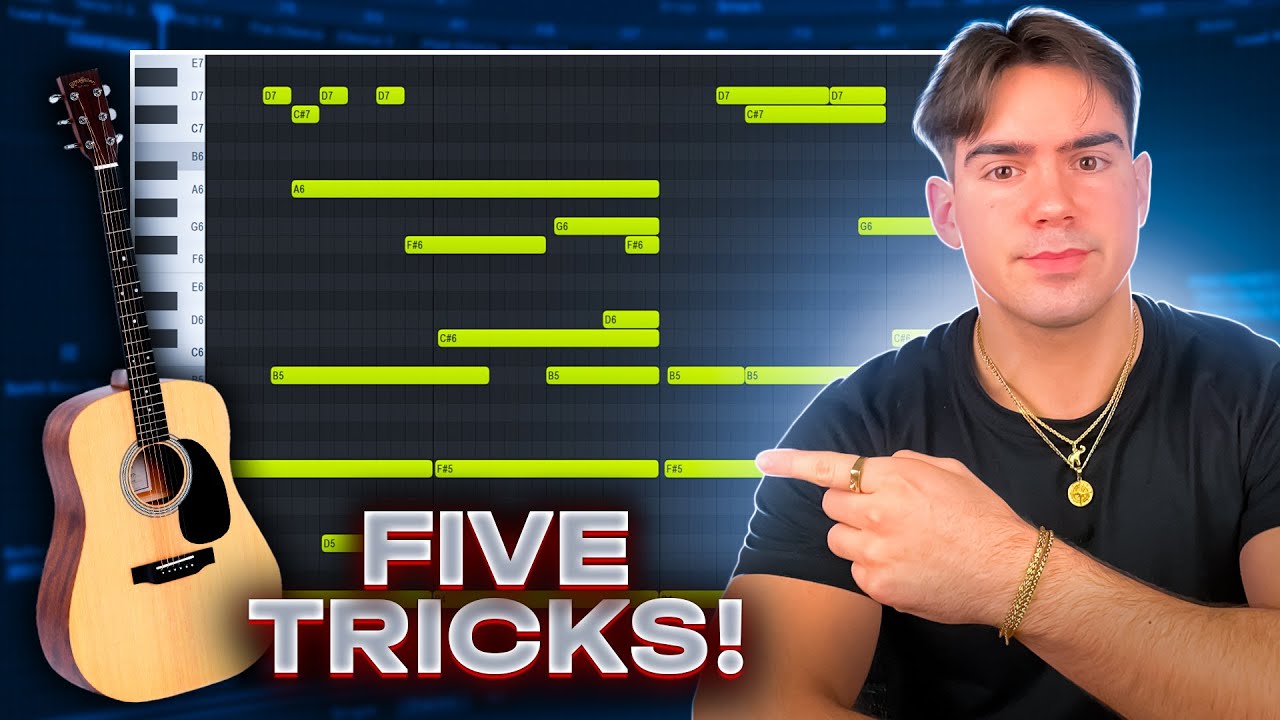 5 Tricks To INSTANTLY Improve Your Guitar Samples - YouTube