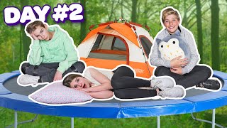 LAST TO LEAVE TRAMPOLINE WINS $10,000 With My Crush **FUNNY CHALLENGE**️ |Walker Bryant