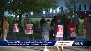 Dozens of Pittsburgh Post-Gazette workers on strike