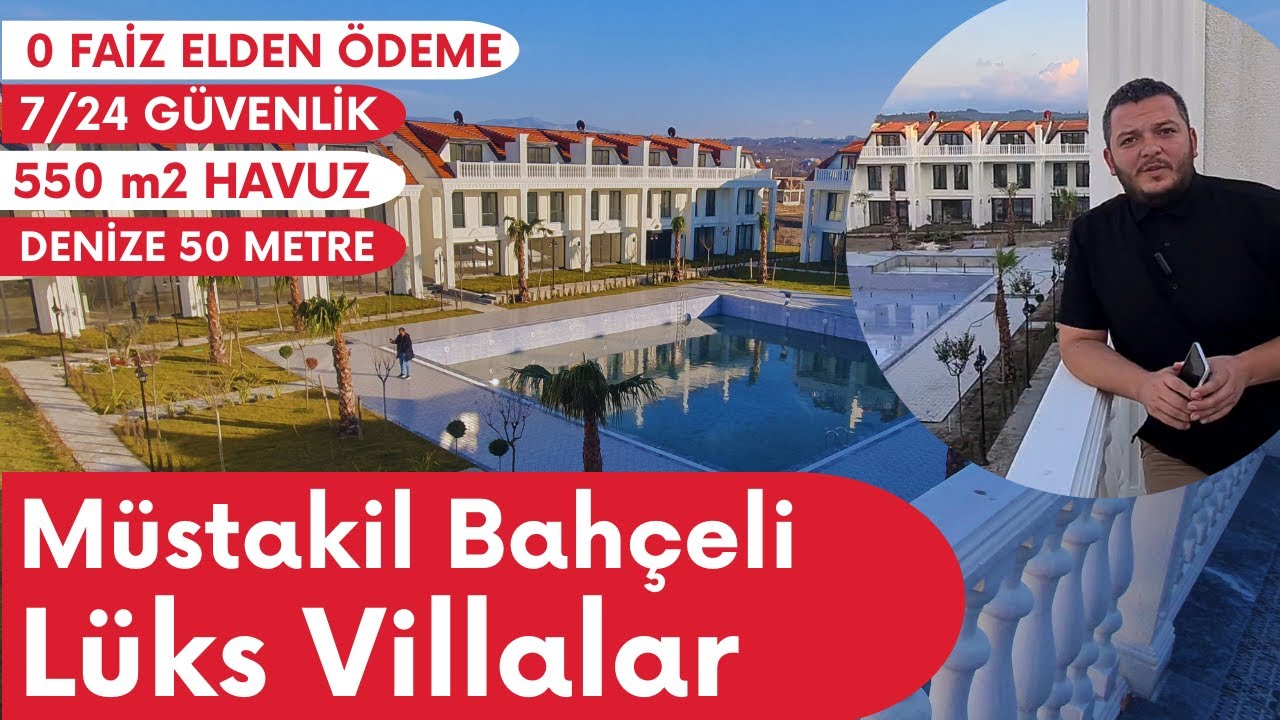 Karasu'da Satılık Villalar - Ekşioğlu'ndan Karasu Kocaali'de Lüks Havuzlu Villalar