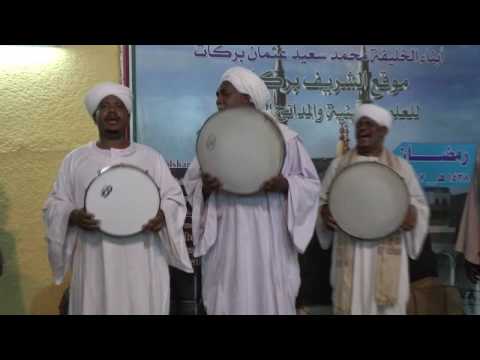 محى الدين و حمزة محمد أحمد و علي بكري مدائح الشيخ البرعي مدحة يا جناني آل بركات 