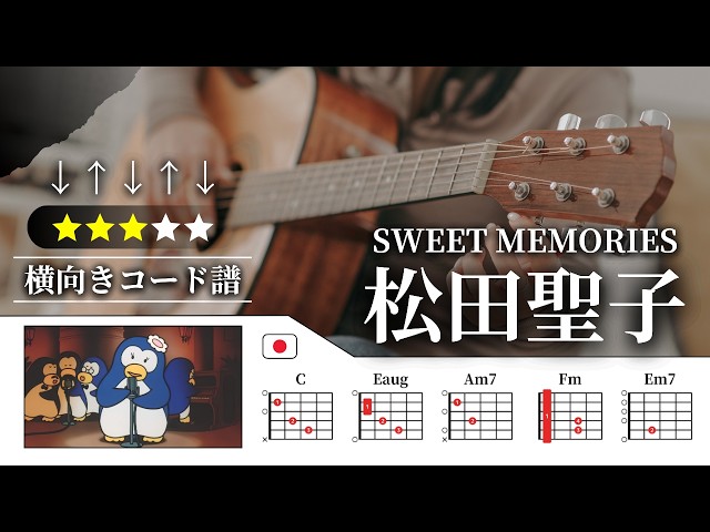 Horizontal Chord Sheet Music] Seiko Matsuda: SWEET MEMORIES [TAB