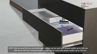 Push-To-Open & Soft Close Ball Bearing Runners - Operation Video screenshot 5