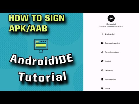 Signed APK/AAB AndroidIDE keystore tutorial how to create realese apk in Android