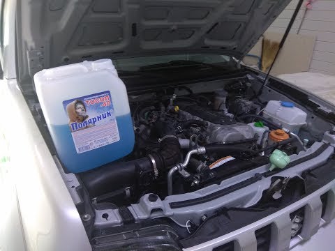 Замена тосола на Suzuki Jimny.