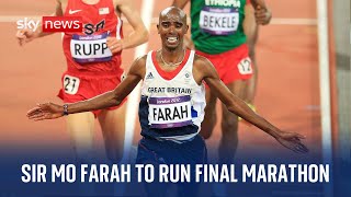 Sir Mo Farah confirms London Marathon will be his last