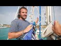 Mast Climb on Sailboat while Solo - Spain Sailing Ep 5