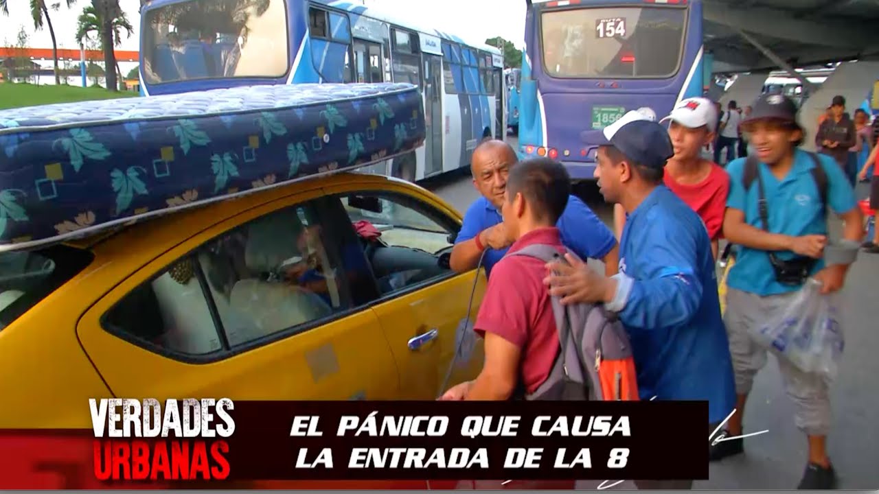 Ni el colchón entra a la entrada de la 8, zona conflictiva en Guayaquil