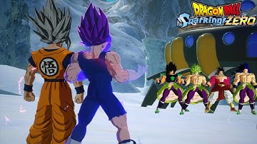 Goku & Vegeta Ultimate Form VS Broly Ultimate Form! Dragon Ball Sparking Zero