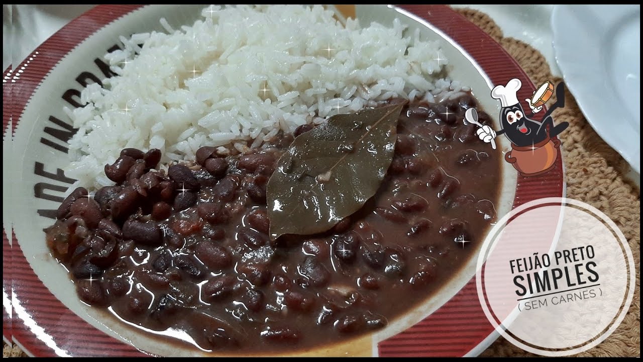 FEIJÃO PRETO SIMPLES ( SEM CARNES ) MARAVILHOSO