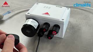 How to calibrate the GLACIÄR MIDI leak detector from SAMON ?