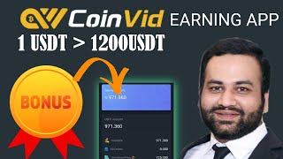 Earn Upto 1200$ Bonus On CoinVid Earning App Bonus Offer