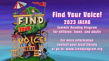 iREAD SUMMER READING 2023: FIND YOUR VOICE!