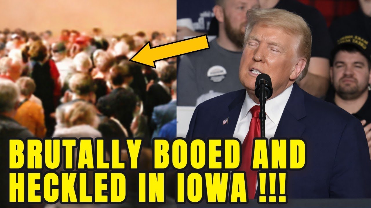 Iowa Crowd TURNS on Trump During DISASTER Speech