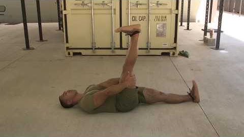 Marines Force Fitness-90/90 Active Hamstring
