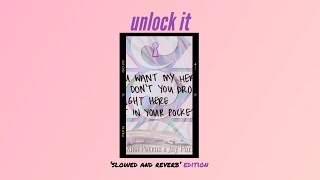 𝙪𝙣𝙡𝙤𝙘𝙠 𝙞𝙩 [𝙨𝙡𝙤𝙬𝙚𝙙 𝙖𝙣𝙙 𝙧𝙚𝙫𝙚𝙧𝙗]