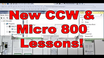 New Micro800 Lessons Added