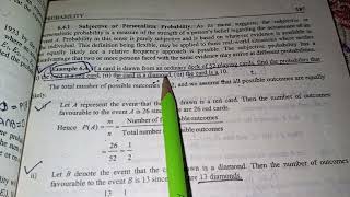 lecture no 2 part 1 statistical theory chapter no 6 topic:probability examples 6.3 and 6.4
