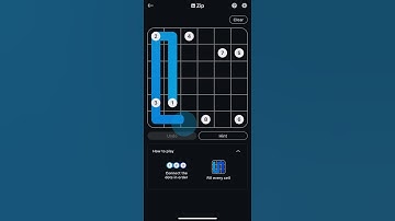 LinkedIn Zip Game #149 Answer #connectthedots #games #puzzle #linkedin