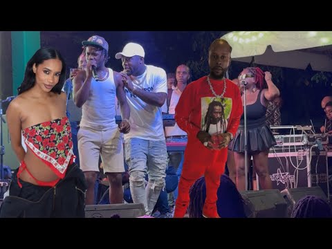 Look What Jahshii Tell Popcaan Girl Toni-Ann Singh Afta Jquan Mash Up Di High Life Festival, Live
