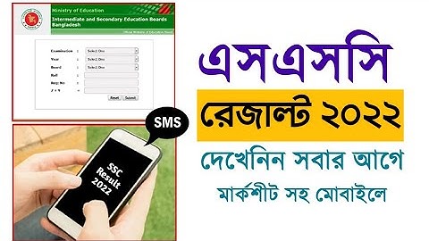 How to Check SSC Result 2022 | SMS ও অনলাইনের মাধ্যেমে রেজাল্ট চ্যাক করুন| SSC Exam Full Result 2022
