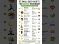 10 Small Habits Daily That Will Change Your Health | Easy Wellness Tips 2026