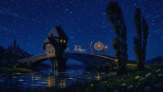 a quiet 1950s night | soft oldies playing in another room | relax & sleep screenshot 4