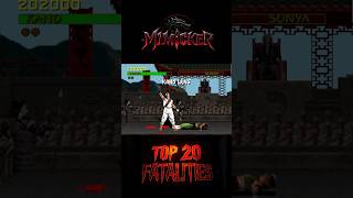 Top 20 Mortal Kombat Fatalities by Mimicker - Number 16 - Kano's "Heart rip" - MK1 #fatality #mk1