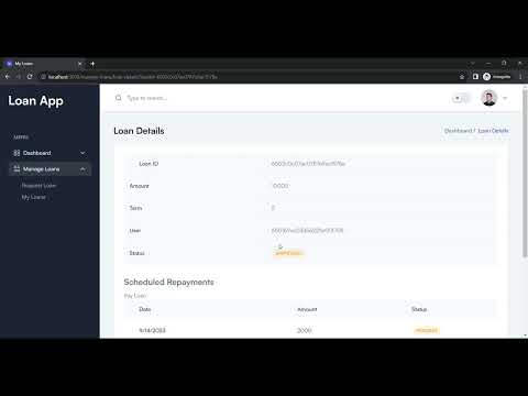 Loan Management System | Next.JS, Typescript, Express.JS, MongoDB