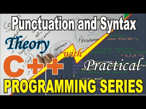 Punctuation and #Syntax of C++. ||Theory Vs Practical in Urdu/Hindi