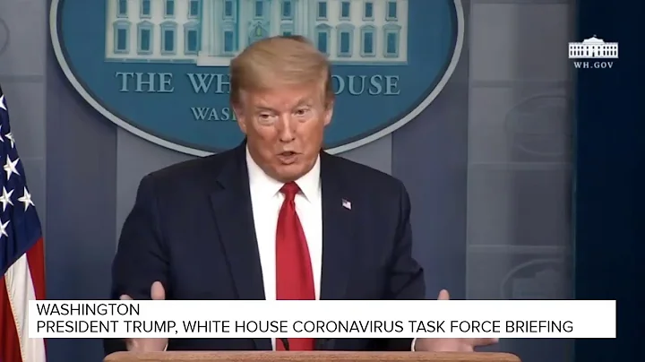 President Donald Trump, White House coronavirus task force briefing (April 22, 2020)