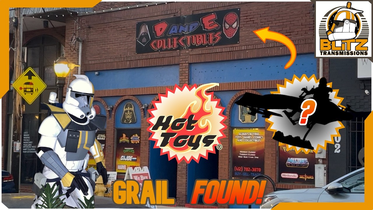 Hot Toys GRAIL FOUND at D and E Collectibles! Bounty Hunting with Blitz Ep.  7