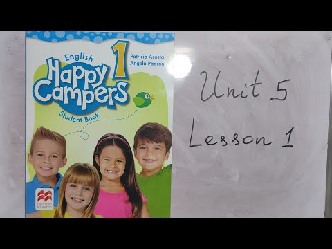 1-ci sinif ingilis dili (Happy Campers 1)Unit 5 Lesson 1 ən son izah 2022