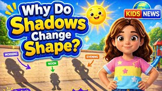 Why Do Shadows Change Size? 🌑 | Kids News with Emi