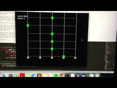 guitar hero on python