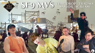 SF9 (에스에프나인) 'Tear Drop'   'Trauma'   'Savior'   'SCREAM' MVs | BLBL Reactions
