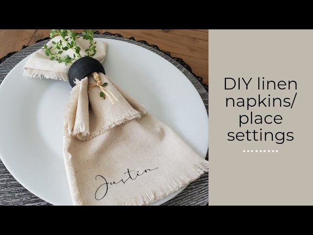 Want Great Table Linens? Make Them With This Easy DIY! - South