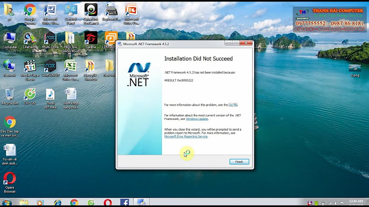 Lỗi cài net framework 4.5 cho win xp năm 2024