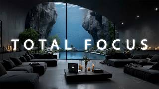 3 Hours No Distractions | Calm Deep Work for Coding & Studying | Underwater Cave Ambience