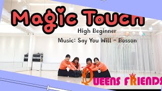 Magic Touch / Improver Line Dance /(DEMO.COUNT) Up - INNA / 매직 터치 라인댄스 /