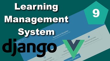 Django and Vue Learning Management System (LMS) Tutorial - Part 9 - Categories