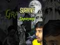I Survive in Graveyard 🪦 😲 #gaming #shorts